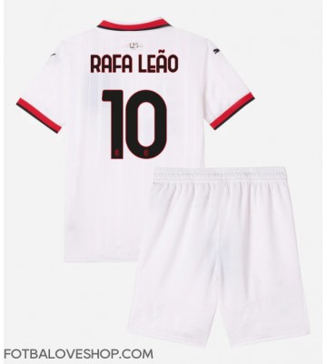 AC Milan Rafael Leao #10 Dětské Venkovní Dres 2024-25 Krátký Rukáv (+ trenýrky)